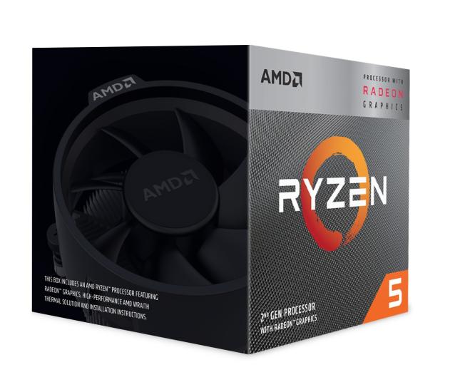 AMD RYZEN 5 3400G 3.70GHZ 6MB AM4 FANLI