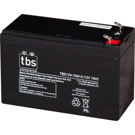 TUNCMATIK USB BLACK BATTERY 12V-7AH UPS TIPAKU TSK7032