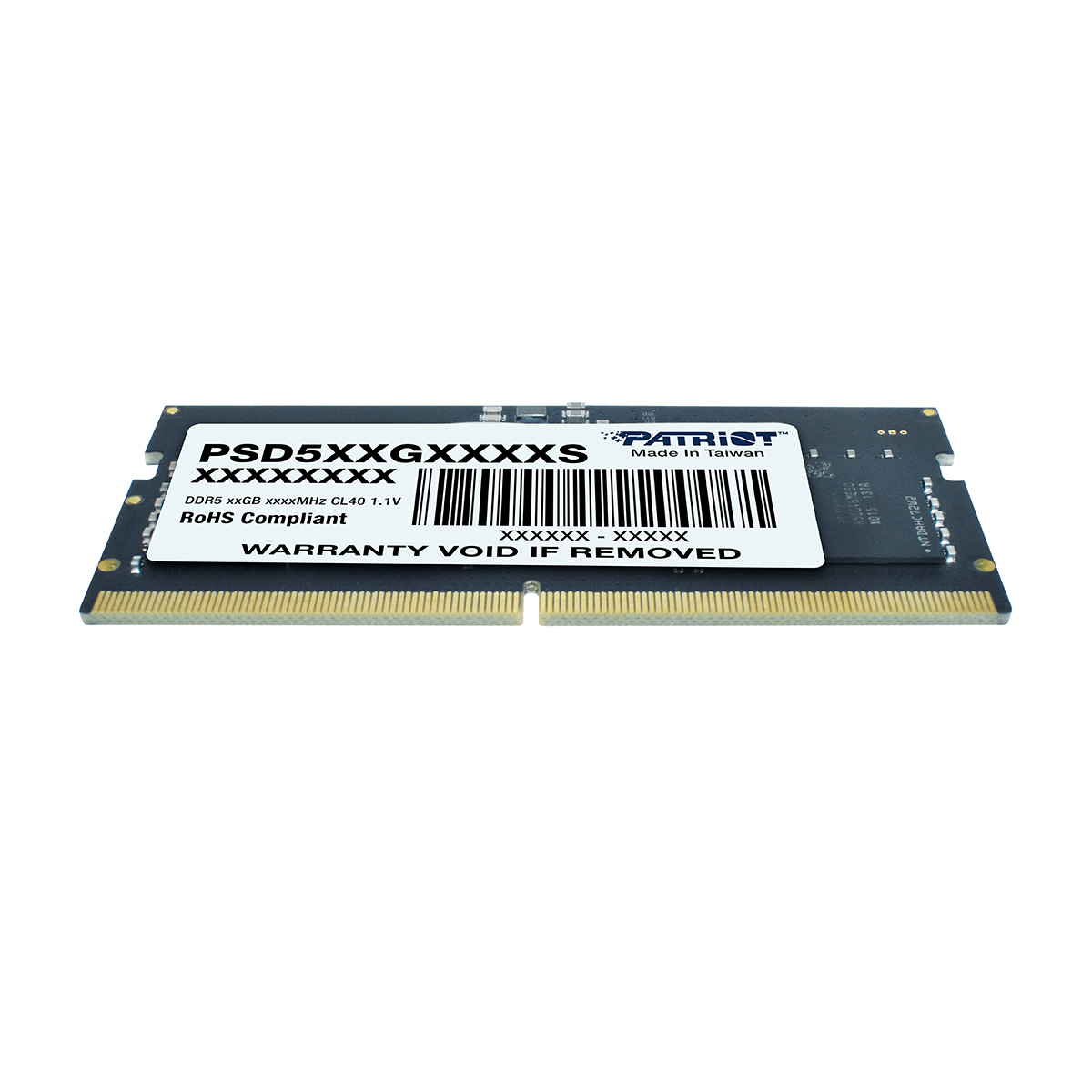 Patriot%20Signature%20Line%2032GB(1x32GB)%20DDR5%204800MHz%20CL40%20SODIMM%20Ram%20(PSD532G48002S)