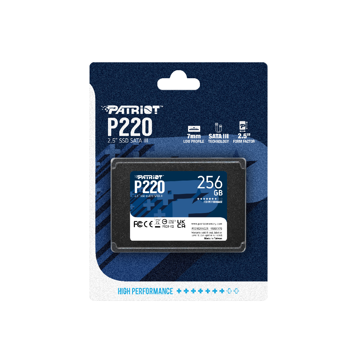 Patriot%20P220%20256GB%20550/490MB/s%202.5’’%20SATA3%20SSD%20Disk%20(P220S256G25)