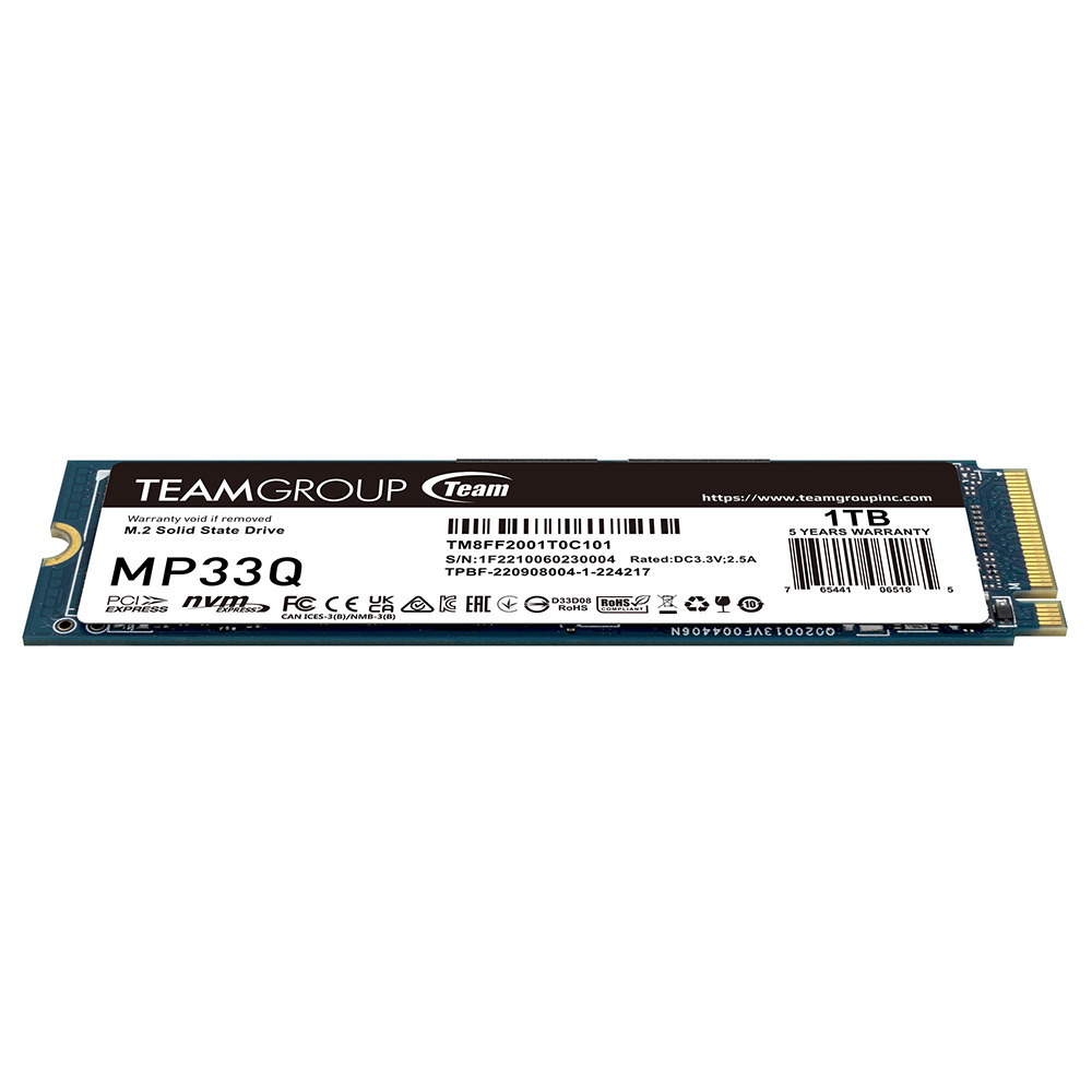 Team%20MP33Q%20Pro%201TB%202900/1850MB/s%20NVMe%20PCIe%20Gen3x4%20M.2%20SSD%20Disk%20(TM8FF2001T0C101)