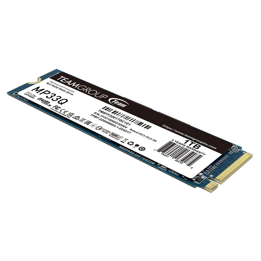 Team%20MP33Q%20Pro%201TB%202900/1850MB/s%20NVMe%20PCIe%20Gen3x4%20M.2%20SSD%20Disk%20(TM8FF2001T0C101)