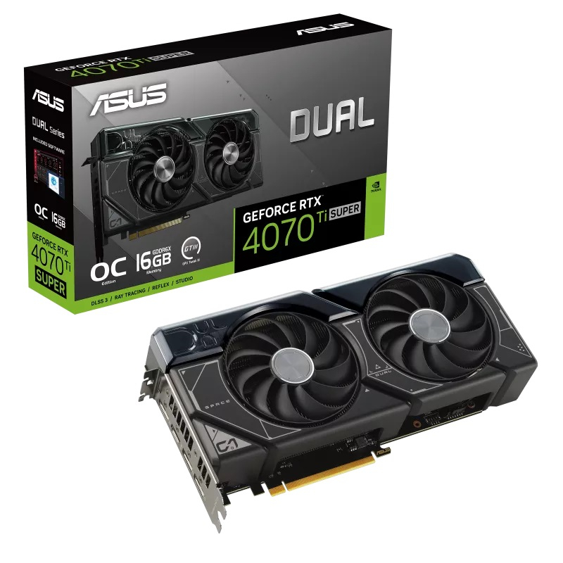 ASUS%20DUAL-RTX4070TIS-O16G%20GDDR6X%20256BIT%20DX12