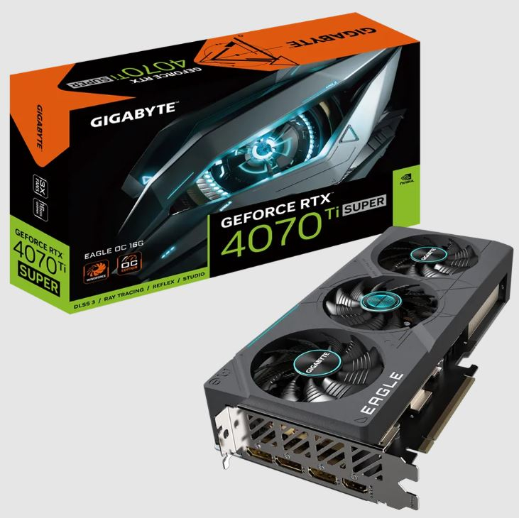 GIGABYTE%20GEFORCE%20GV-N407TSEAGLE%20OC-16GD%2016GB%20GDDR6X%204070Tİ%20SUPER%20EAGLE%20OC%20GDDR6X%20DLSS%203%20192BIT