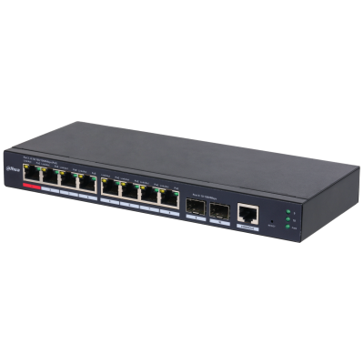 DAHUA%20S4210-8GT-110%208%20PORT%208XGE-2XGE/SFP-1XGE%20YÖNETİLEBİLİR%20110W%20POE%20SWİTCH