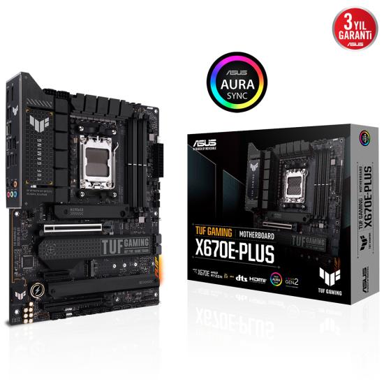 ASUS TUF GAMING X670E-PLUS 6400Mhz+(OC) DDR5 M.2 ATX AM5