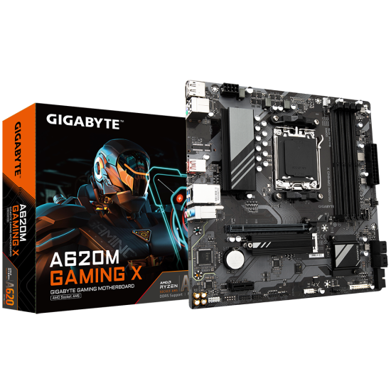 GIGABYTE A620M GAMING X DDR5 6400OC HDMI AM5 MATX