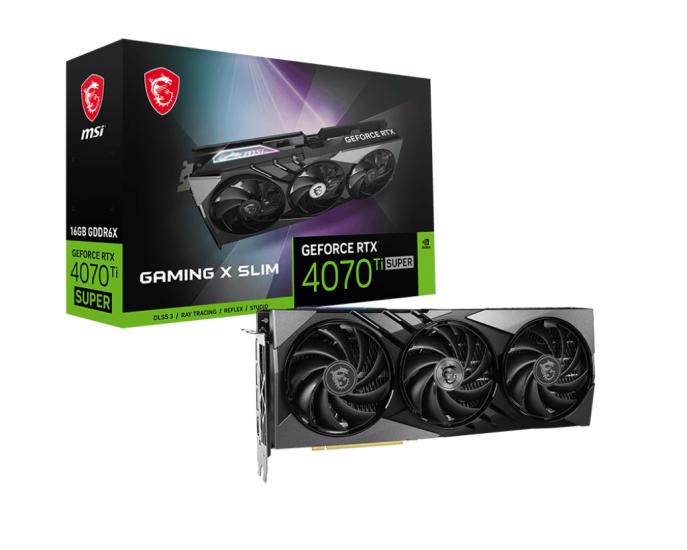 MSI GeForce RTX 4070 Ti SUPER GAMING X SLIM 16G GD