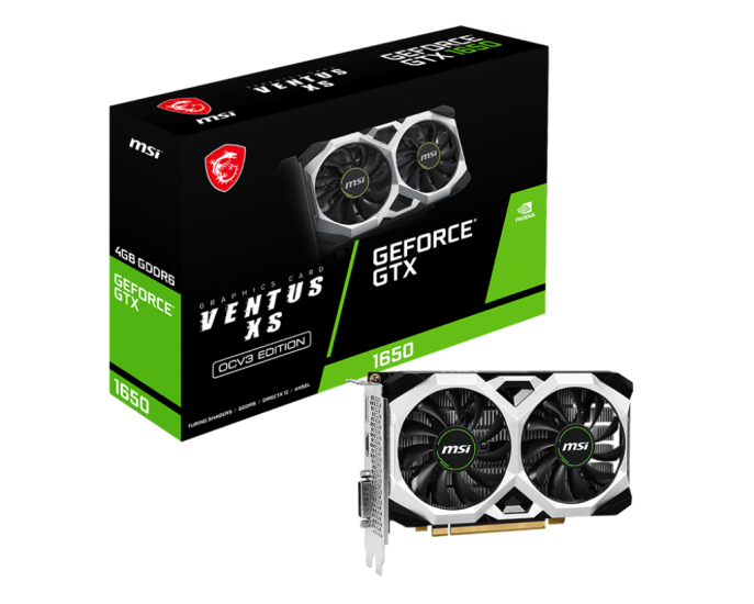 MSI GTX 1650 D6 VENTUS XS OCV3 4GB GDDR6 128B DX12