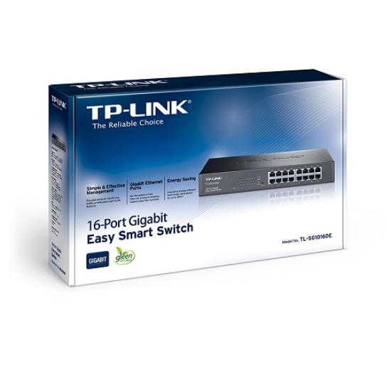 TP-LINK TL-SG1016DE 16PORT 10/100/1000 YÖNETİLEBİLİR SWITCH