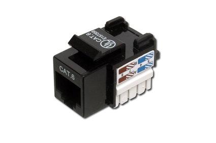 DIGITUS DN-93601 CAT6 KEYSTONE JACK RJ45 SİYAH