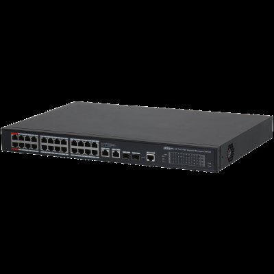 DAHUA S4228-24GT-360 24 PORT 24XGE-2XGE-2XGE/SFP YÖNETİLEBİLİR 360W POE SWİTCH