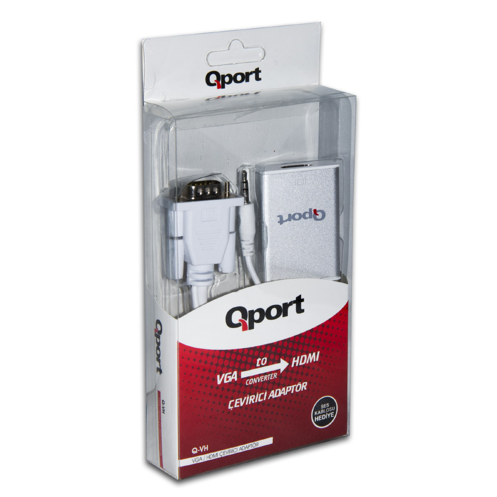 QPORT%20Q-VH%20VGA%20TO%20HDMI%20ÇEVİRİCİ%20+%20SES%20KABLOSU